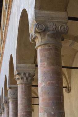 torrechiara Kalesi. Emilia-Romagna. İtalya.