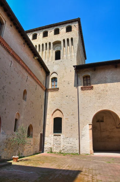 Torrechiara の城。エミリア ＝ ロマーニャ州。イタリア. — ストック写真