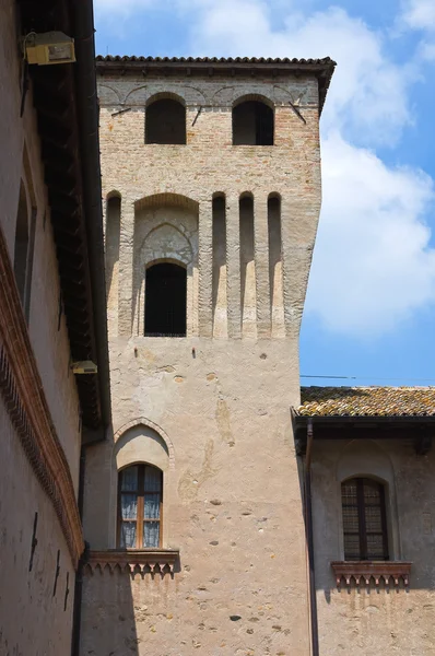 Slottet av torrechiara. Emilia-Romagna. Italien. — Stockfoto