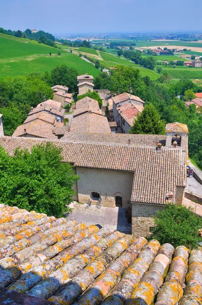 Torrechiara の城。エミリア ＝ ロマーニャ州。イタリア. — ストック写真