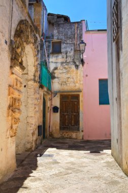 alleyway. Specchia. Puglia. İtalya.