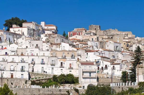 Panoramatický pohled na monte sant'angelo. Puglia. Itálie. — Stock fotografie
