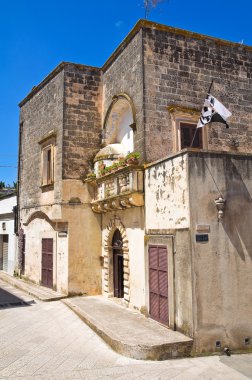 alleyway. Specchia. Puglia. İtalya.