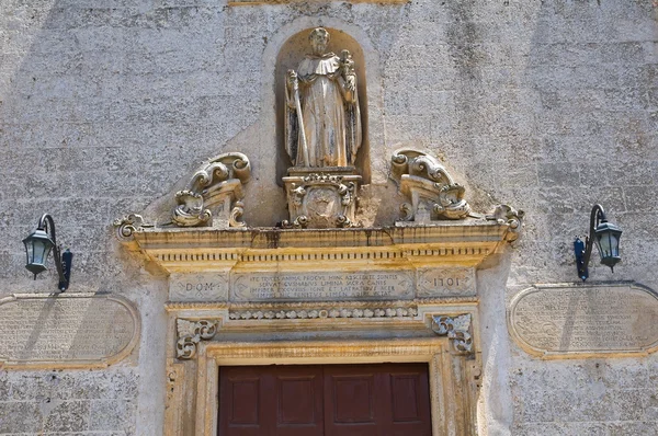 Madre iglesia. Specchia. Puglia. Italia . —  Fotos de Stock