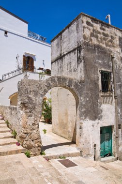 alleyway. Specchia. Puglia. İtalya.