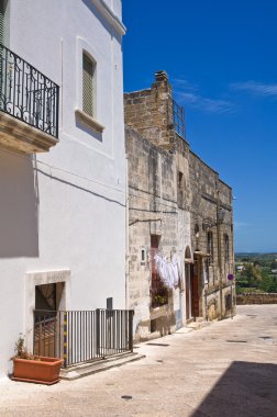 alleyway. Specchia. Puglia. İtalya.