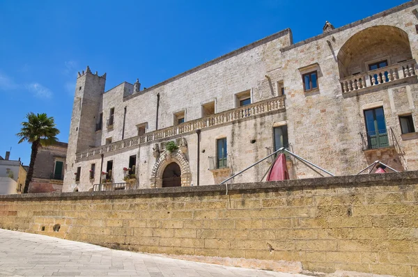 Risolo paleis. Specchia. Puglia. Italië. — Stockfoto