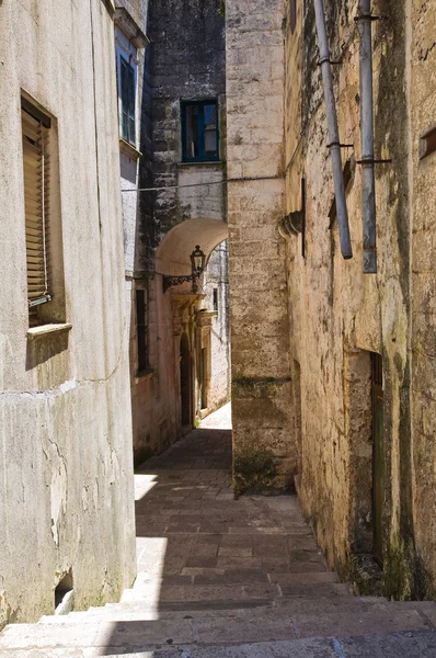 Uličky. Specchia. Puglia. Itálie. — Stock fotografie