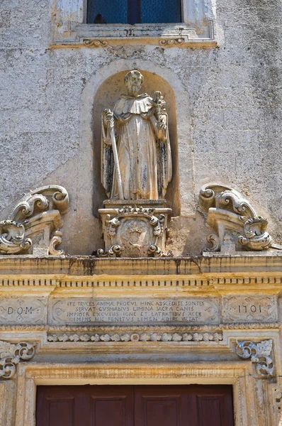 Chiesa madre. Specchia. Puglia. Italia . — Foto Stock