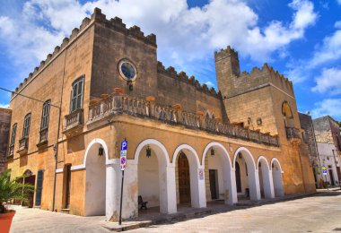 Ripa Sarayı. Specchia. Puglia. İtalya.