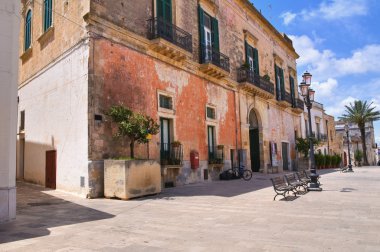 teotini Sarayı. Specchia. Puglia. İtalya.