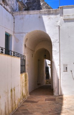 alleyway. Specchia. Puglia. İtalya.
