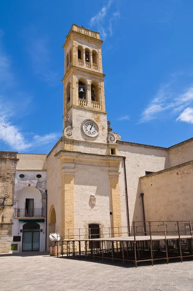 Klocktornet. Specchia. Puglia. Italien. — Stockfoto