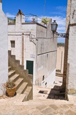 alleyway. Specchia. Puglia. İtalya.