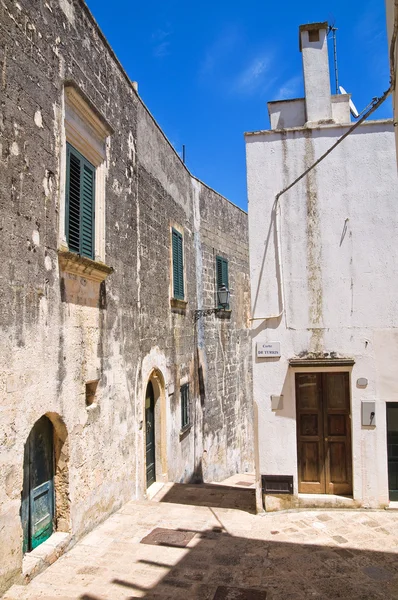 Steegje. Specchia. Puglia. Italië. — Stockfoto