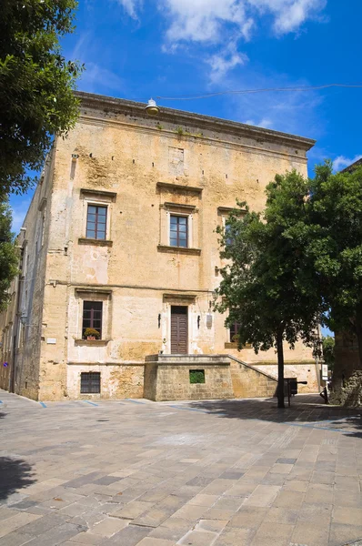 Gallone palace. Tricase. Puglia. Italy. — Stock Photo, Image
