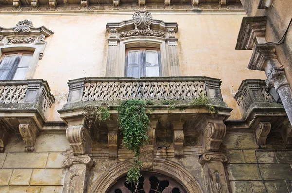 Casa de Giuseppe Pisanelli. Tricase. Puglia. Italia . —  Fotos de Stock