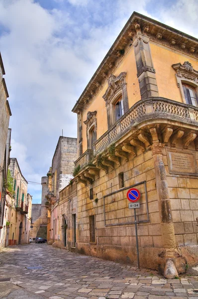 Hus av giuseppe pisanelli. Tricase. Puglia. Italien. — Stockfoto