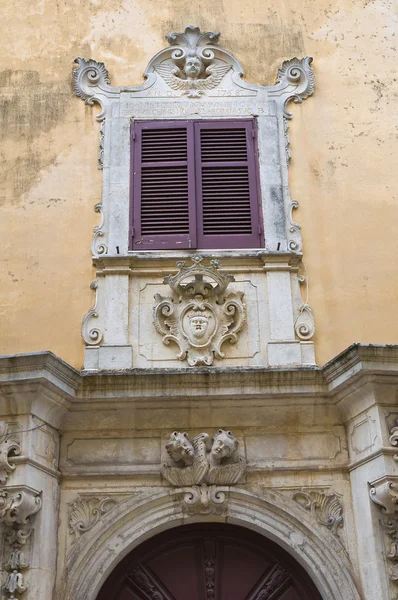 Caputo palace. Tricase. Puglia. Italien. — Stockfoto