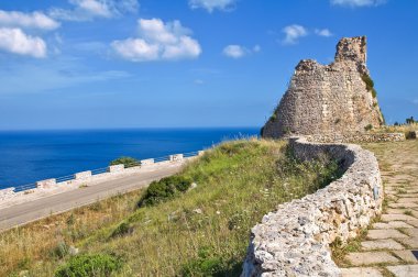 nasparo kulesi. tiggiano. Puglia. İtalya.