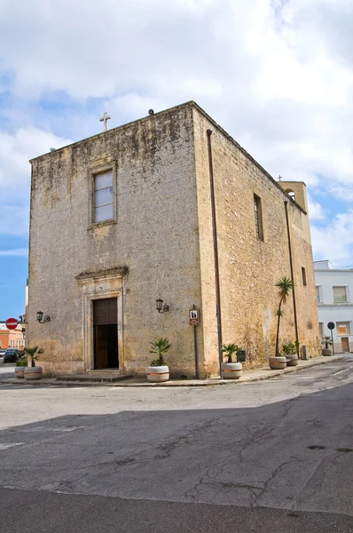 Církev Svatá Lucie. Tricase. Puglia. Itálie. — Stock fotografie