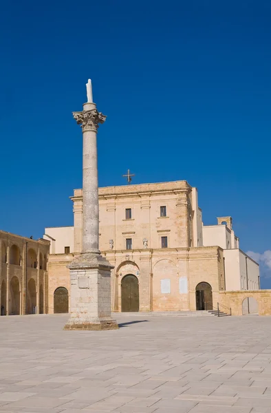 Santuário de Santa Maria di Leuca. Puglia. Itália . — Fotografia de Stock