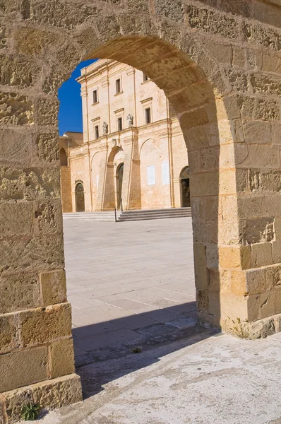 Santa maria di Leuca sığınak. Puglia. İtalya. — Stok fotoğraf