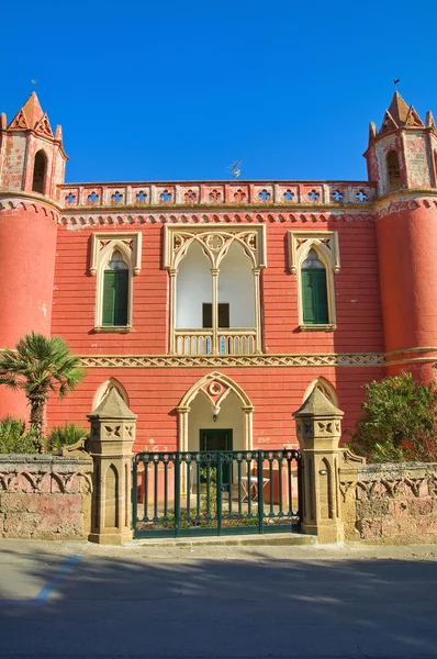 Villa mellacqua. Santa maria di leuca. Puglia. Italië. — Stockfoto