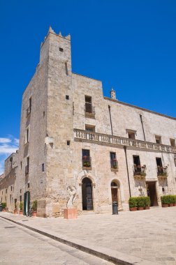 risolo Sarayı. Specchia. Puglia. İtalya.