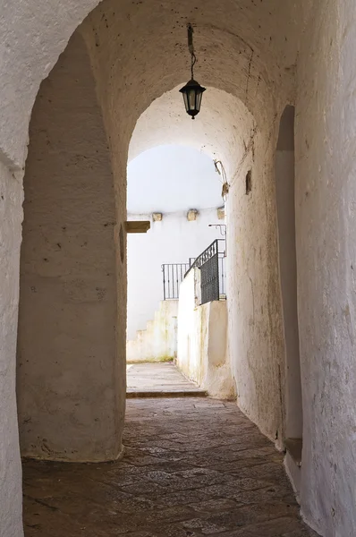 Alleyway. Specchia. Puglia. İtalya. — Stok fotoğraf