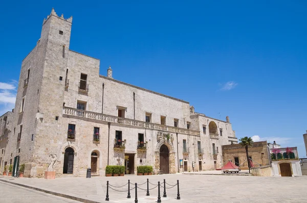 Palacio Risolo. Specchia. Puglia. Italia . —  Fotos de Stock