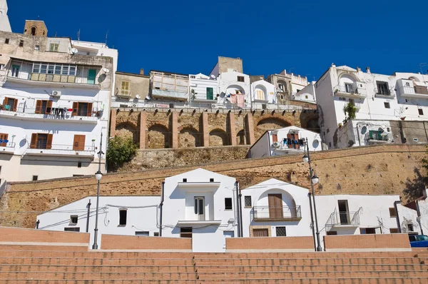 Pisticci panoramik manzaralı. Basilicata. İtalya. — Stok fotoğraf