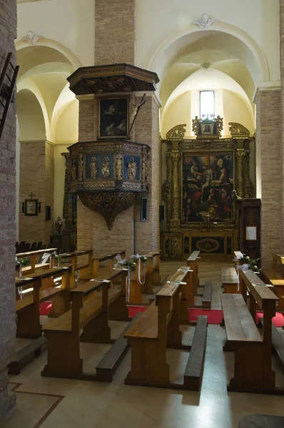 Mor kyrka pisticci. Basilicata. Italien. — Stockfoto