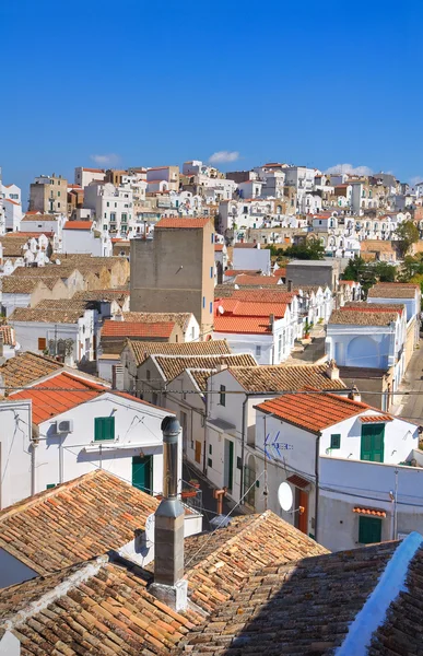 Pisticci panoramik manzaralı. Basilicata. İtalya. — Stok fotoğraf