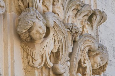Duomo Kilisesi. Lecce. Puglia. İtalya.