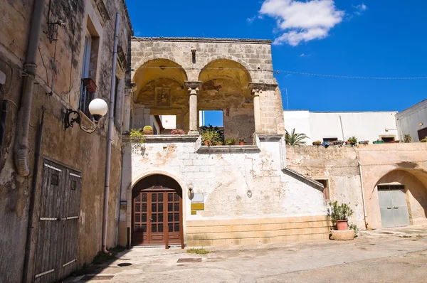 Komutanları Sarayı. Maruggio. Puglia. İtalya. — Stok fotoğraf