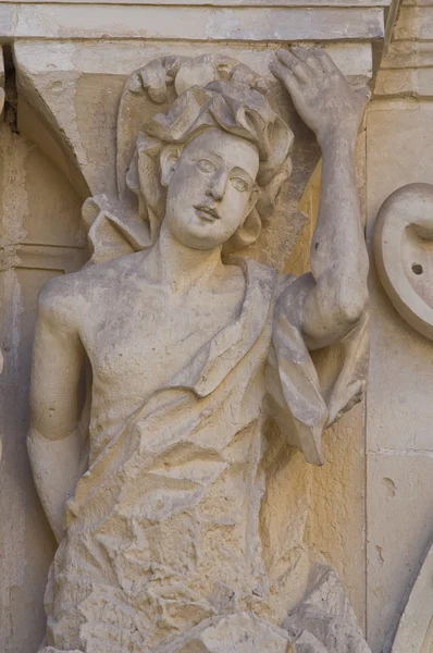 Palácio de Marrese. Lecce. Puglia. Itália . — Fotografia de Stock