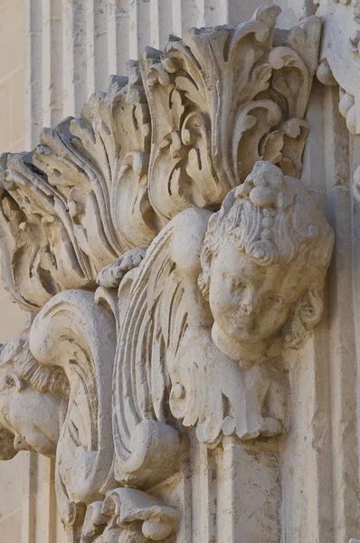 Igreja Duomo. Lecce. Puglia. Itália . — Fotografia de Stock