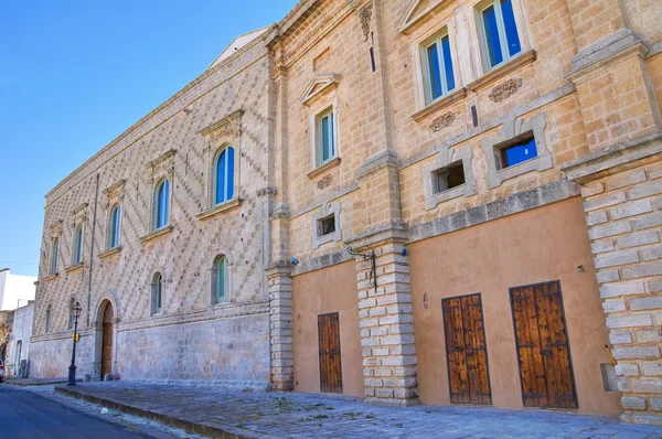 Palácio Sangiovanni. Alessano. Puglia. Itália . — Fotografia de Stock