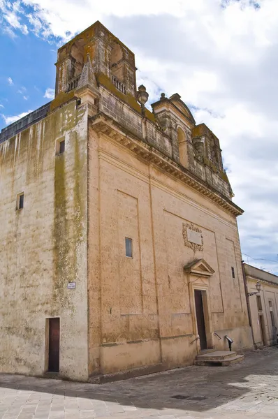Igreja de St. Biagio. Ugento. Puglia. Itália . — Fotografia de Stock