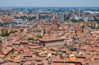 bologna panoramik manzaralı. Emilia-Romagna. İtalya.