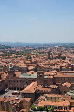 bologna panoramik manzaralı. Emilia-Romagna. İtalya.