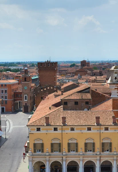 Vista panoramica di Ferrara. Emilia-Romagna. Italia . — Foto Stock