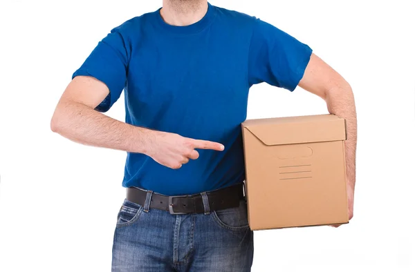 Delivery man. — Stock Photo, Image