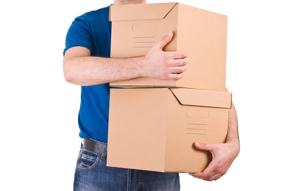 Delivery man. Royalty Free Stock Photos