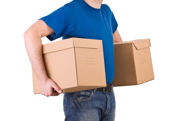 Delivery man. Stock Image