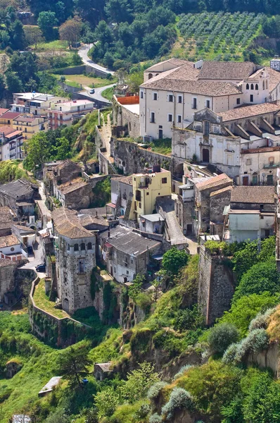 Panoramautsikt över tursi. Basilicata. Italien. — Stockfoto