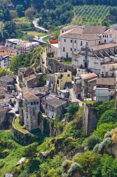 Panoramic view of Tursi. Basilicata. Italy. — Stock Photo, Image