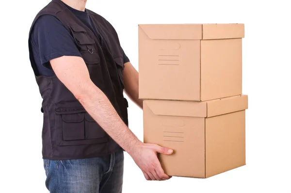 Delivery man. — Stock Photo, Image