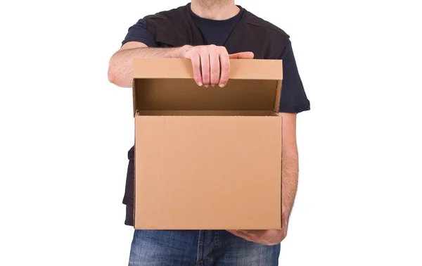 Delivery man. Stock Photo